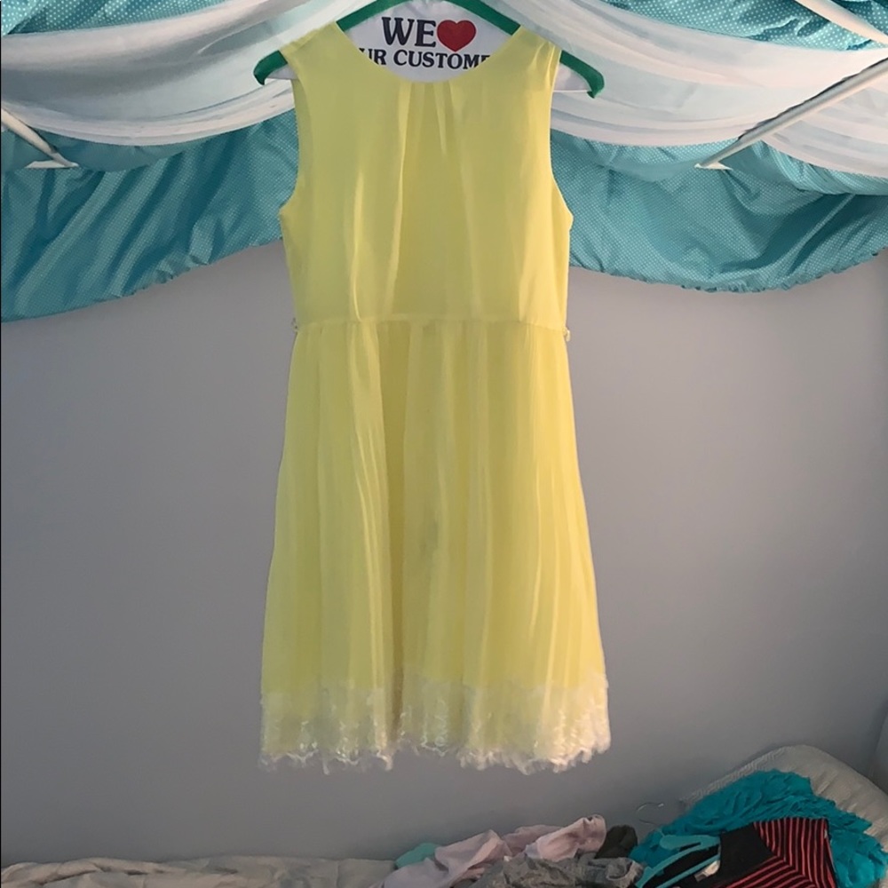 beautiful yellow dress